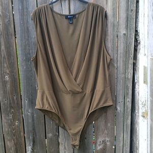 Forever 21 Plus Sleeveless Bodysuit